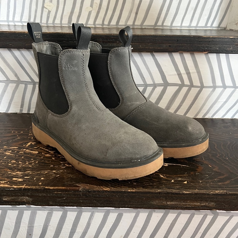 Sorel Gray Ankle Boots for Women